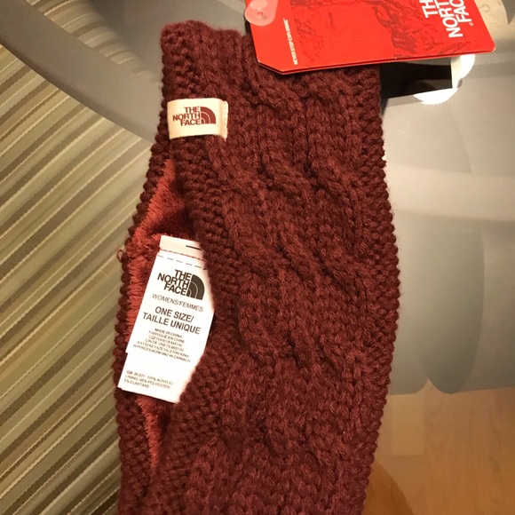 the north face women's fuzzy cable ear band